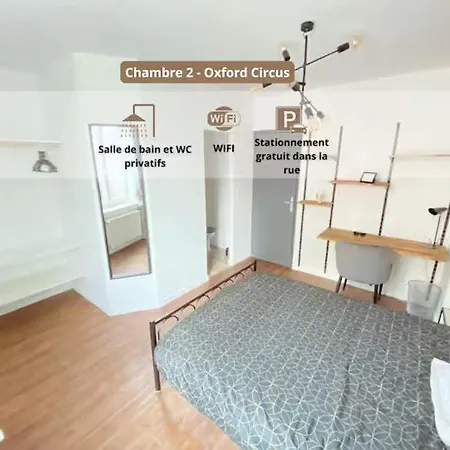 Colocation A Avec Terrasse 民宿 *