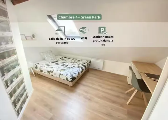 Accommodatie bij particulieren Colocation A Avec Terrasse Roubaix